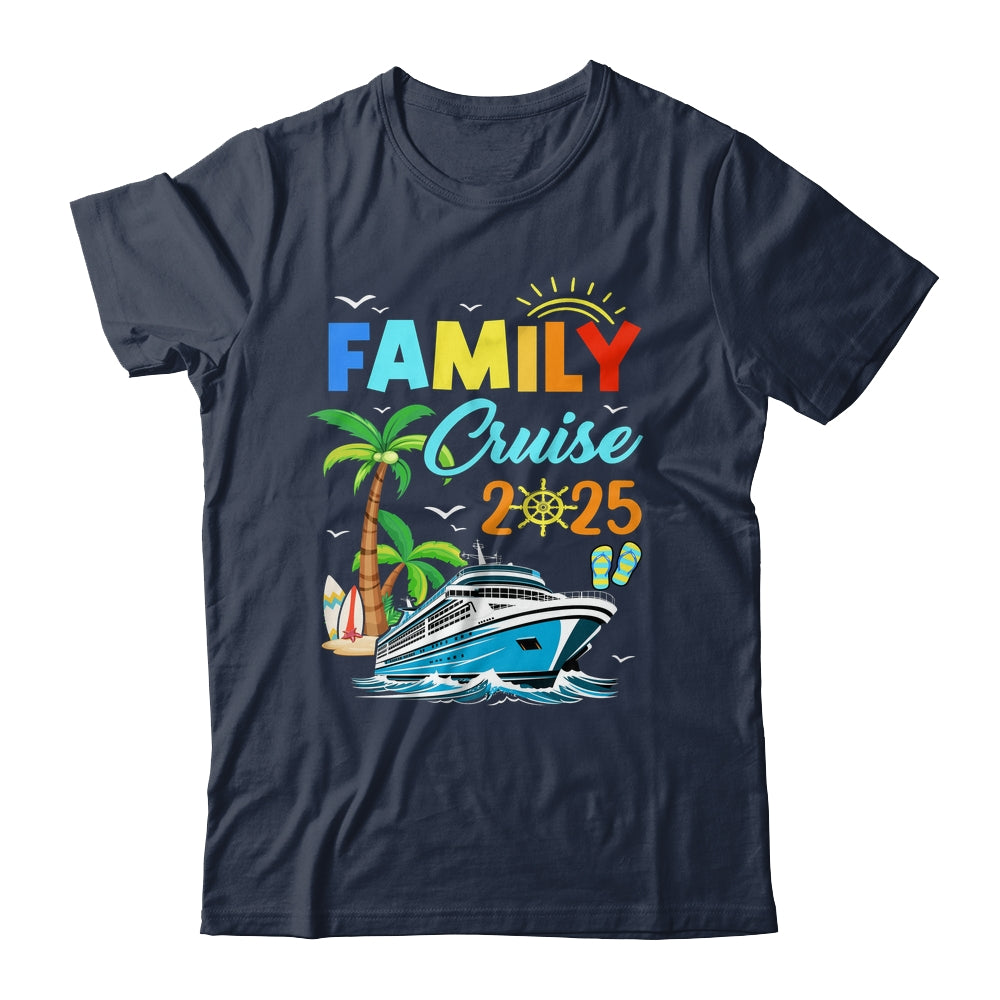 Family Cruise 2025 Funny Summer Vacation Cruise Ship Lover Shirt & Tank Top | teecentury