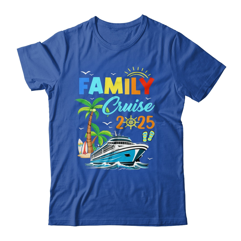Family Cruise 2025 Funny Summer Vacation Cruise Ship Lover Shirt & Tank Top | teecentury