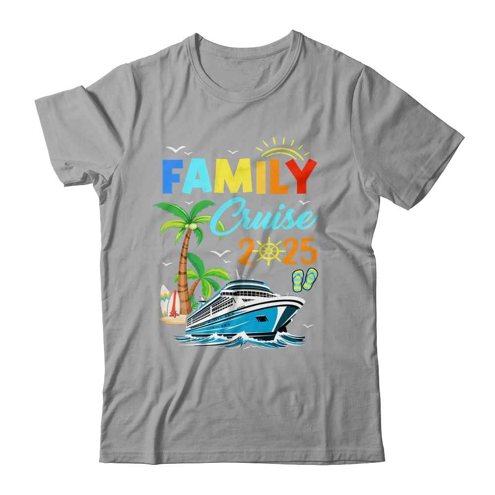 Family Cruise 2025 Funny Summer Vacation Cruise Ship Lover Shirt & Tank Top | teecentury