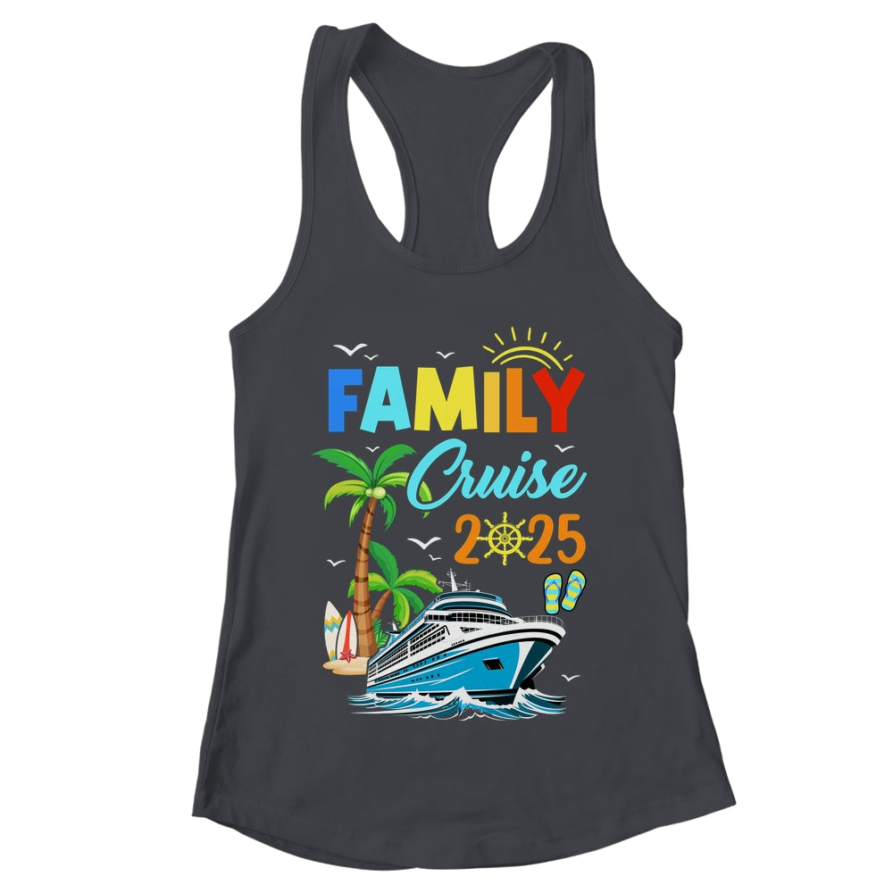 Family Cruise 2025 Funny Summer Vacation Cruise Ship Lover Shirt & Tank Top | teecentury