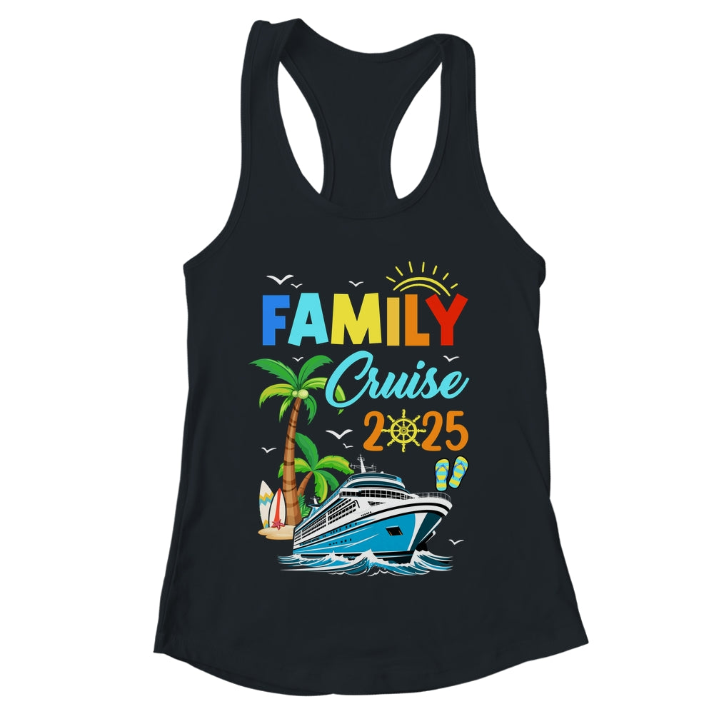 Family Cruise 2025 Funny Summer Vacation Cruise Ship Lover Shirt & Tank Top | teecentury