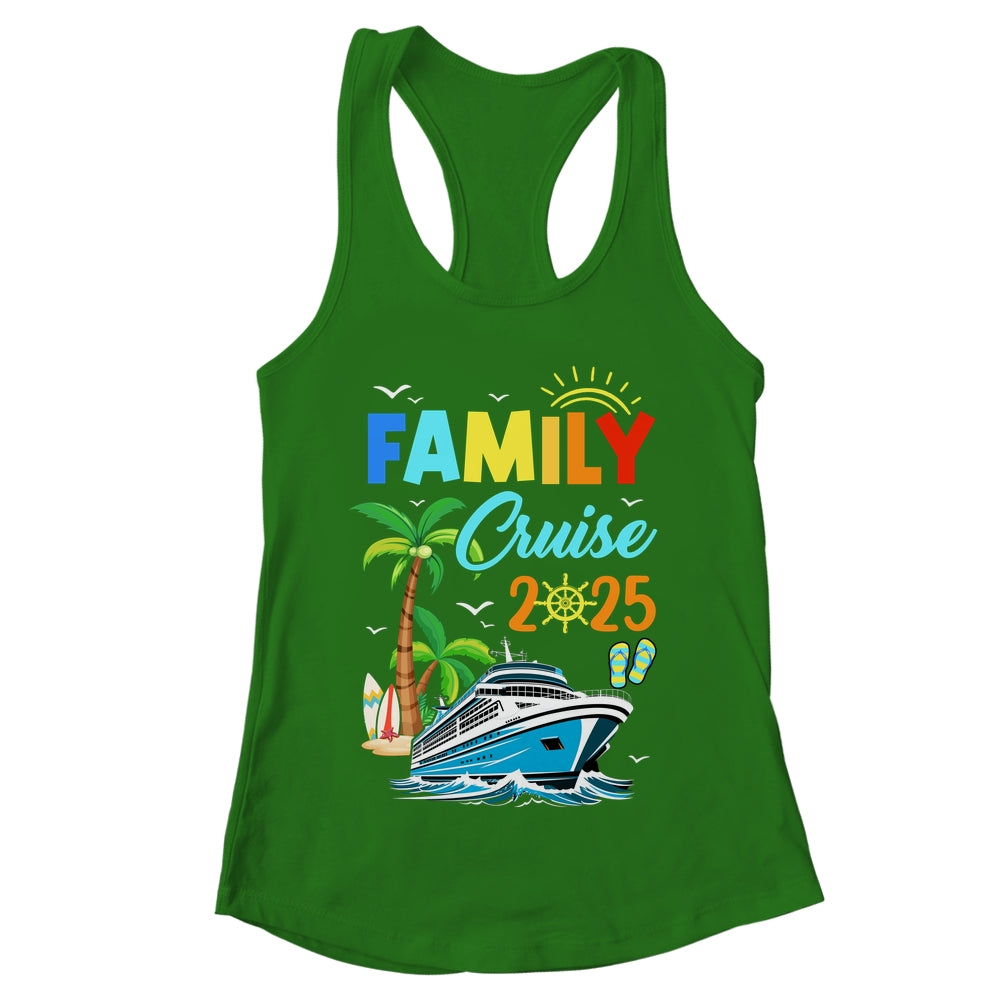 Family Cruise 2025 Funny Summer Vacation Cruise Ship Lover Shirt & Tank Top | teecentury