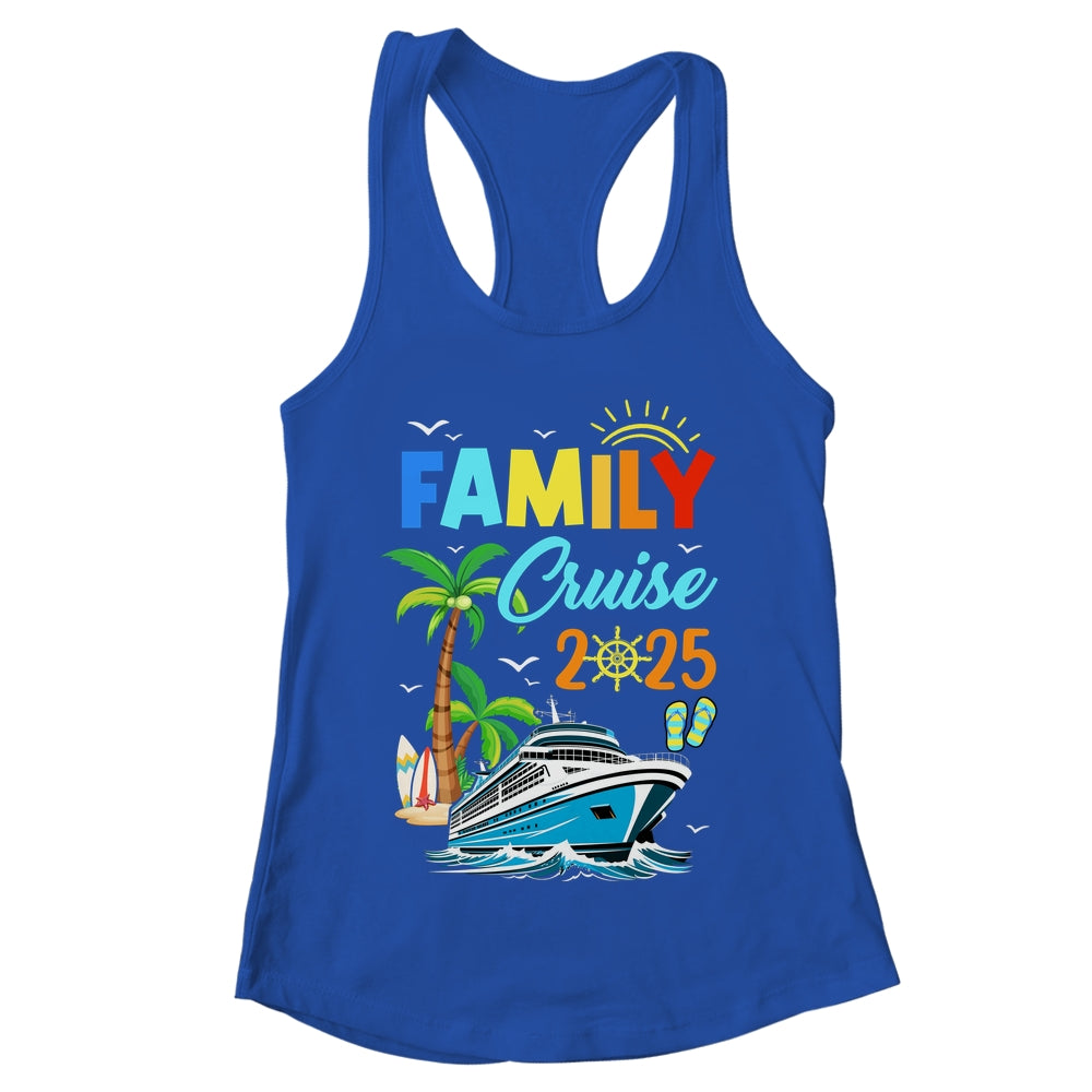 Family Cruise 2025 Funny Summer Vacation Cruise Ship Lover Shirt & Tank Top | teecentury