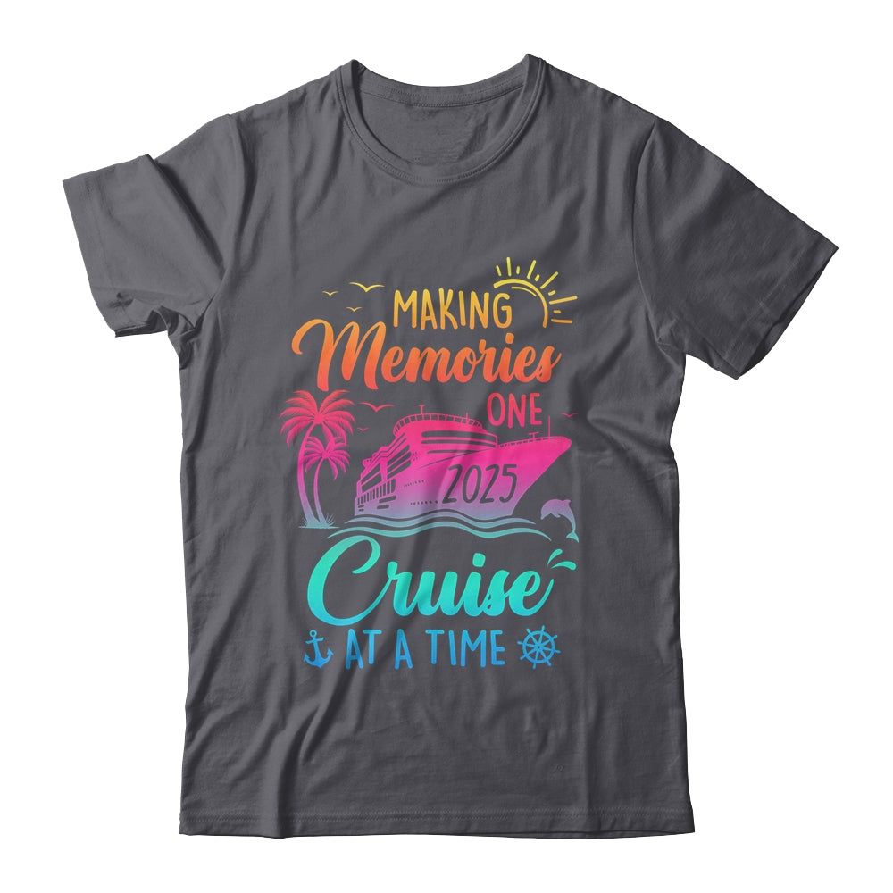 Family Cruise 2025 Making Memories One Cruise At A Time Shirt & Tank Top | teecentury