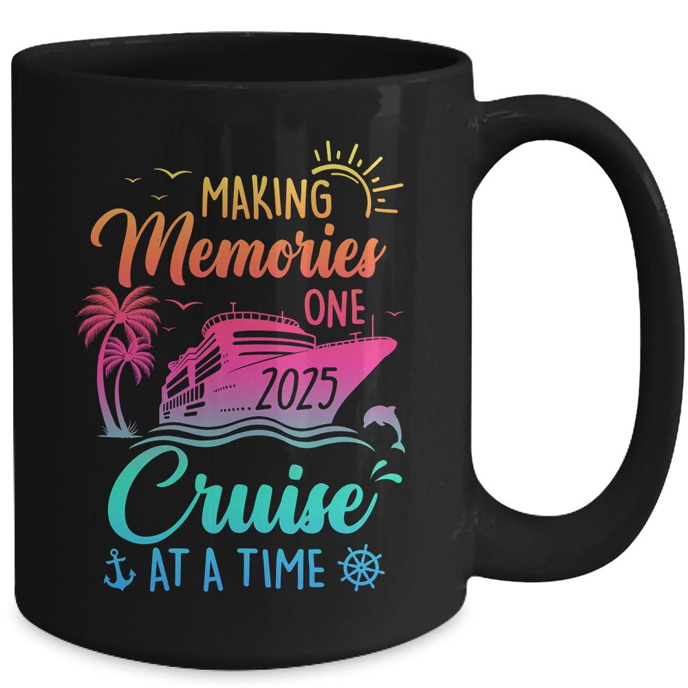 Family Cruise 2025 Making Memories One Cruise At A Time Mug | teecentury