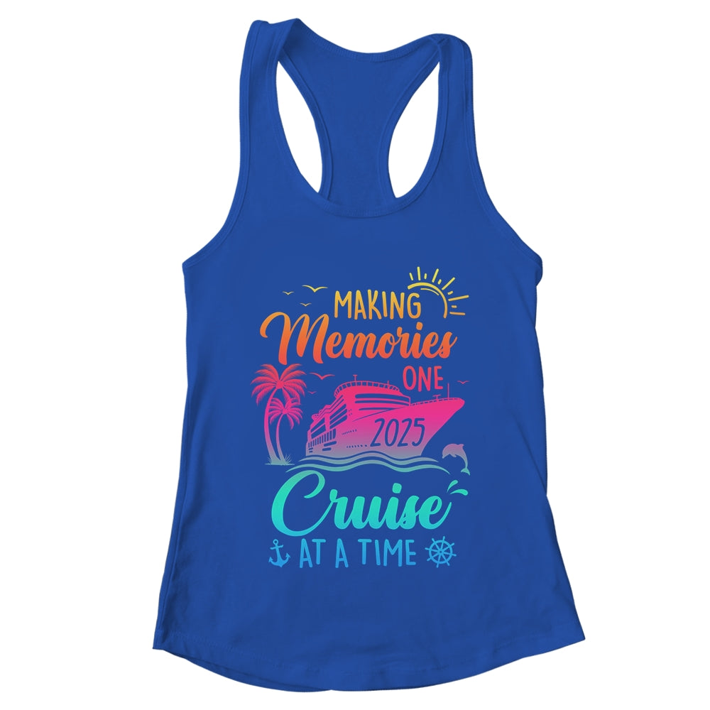 Family Cruise 2025 Making Memories One Cruise At A Time Shirt & Tank Top | teecentury