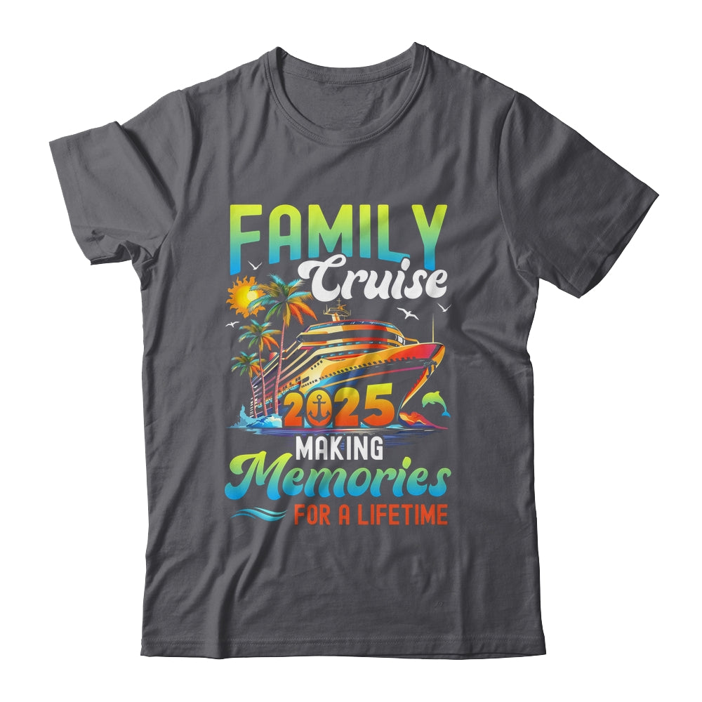 Family Cruise 2025 Making Memories Summer Vacation Matching Shirt & Tank Top | teecentury