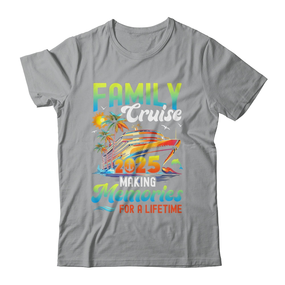 Family Cruise 2025 Making Memories Summer Vacation Matching Shirt & Tank Top | teecentury