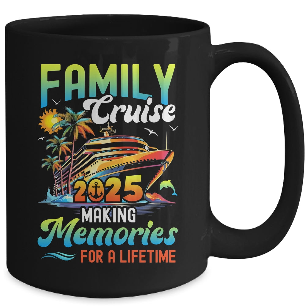 Family Cruise 2025 Making Memories Summer Vacation Matching Mug | teecentury