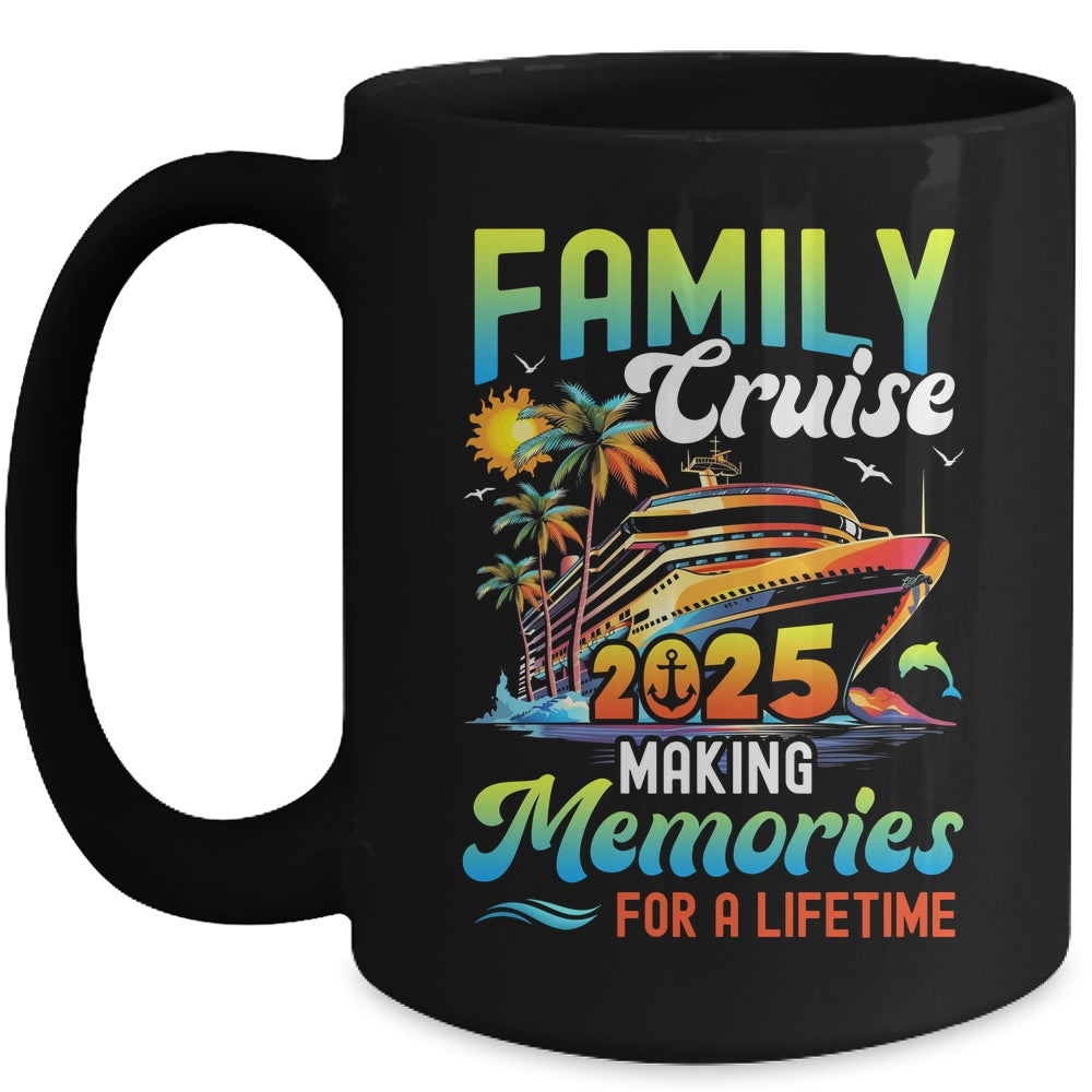Family Cruise 2025 Making Memories Summer Vacation Matching Mug | teecentury