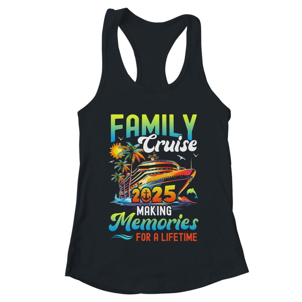 Family Cruise 2025 Making Memories Summer Vacation Matching Shirt & Tank Top | teecentury