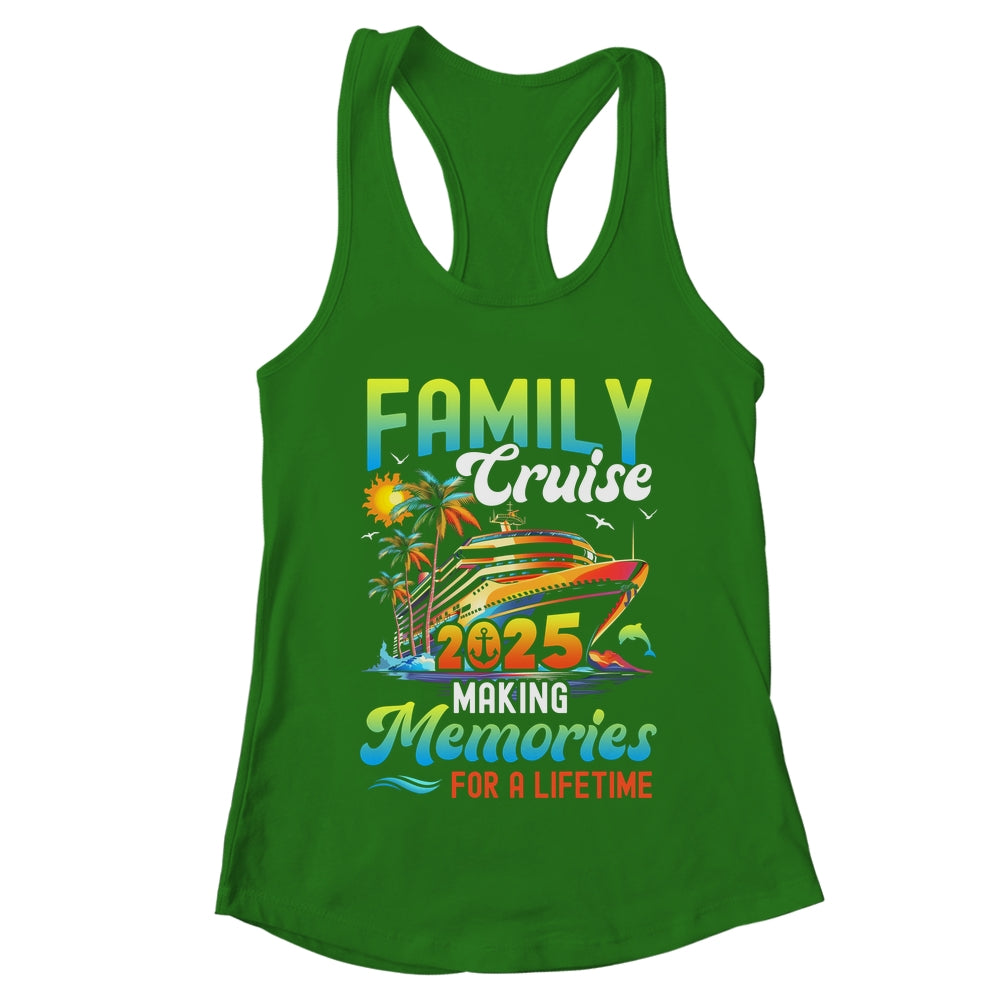 Family Cruise 2025 Making Memories Summer Vacation Matching Shirt & Tank Top | teecentury