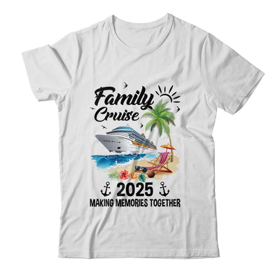 Family Cruise 2025 Making Memories Together Vacation Matching Shirt & Tank Top | teecentury