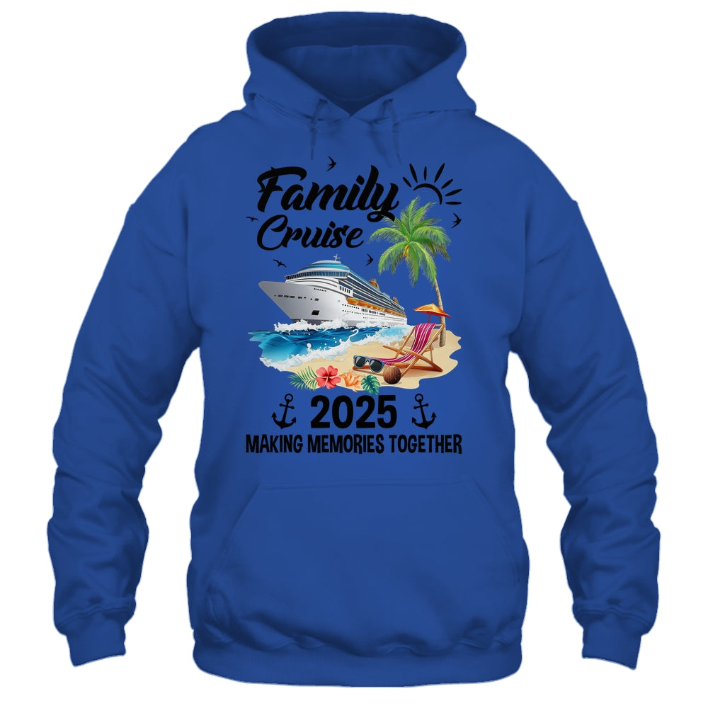 Family Cruise 2025 Making Memories Together Vacation Matching Shirt & Tank Top | teecentury
