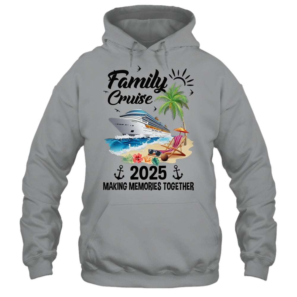 Family Cruise 2025 Making Memories Together Vacation Matching Shirt & Tank Top | teecentury