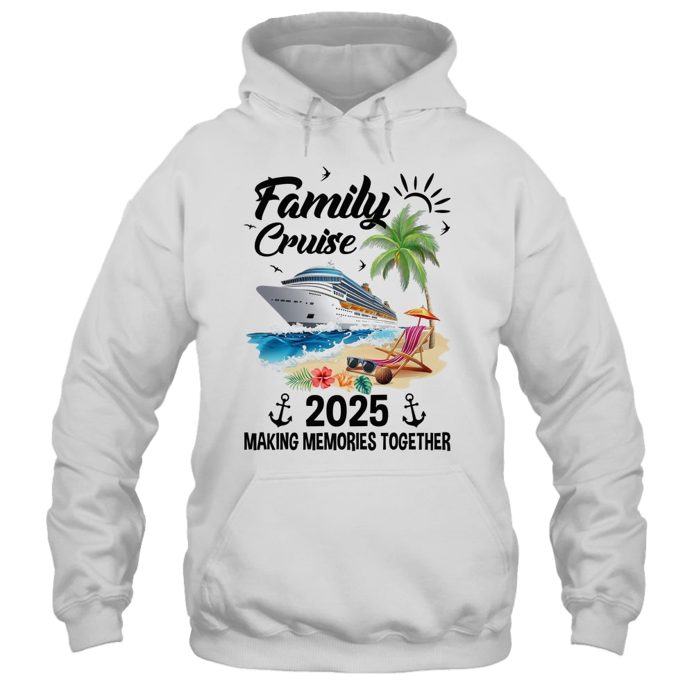 Family Cruise 2025 Making Memories Together Vacation Matching Shirt & Tank Top | teecentury