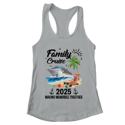 Family Cruise 2025 Making Memories Together Vacation Matching Shirt & Tank Top | teecentury