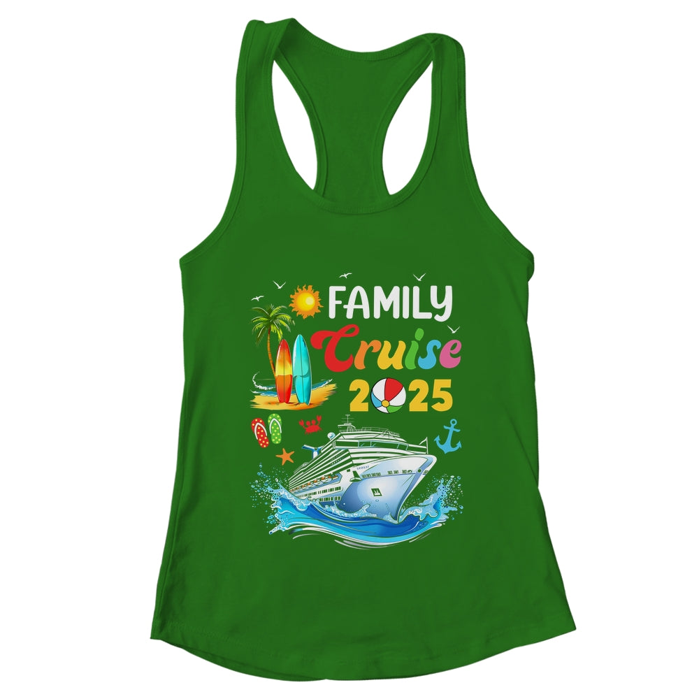 Family Cruise 2025 Summer Vacation Cruise Family Matching Shirt & Tank Top | teecentury