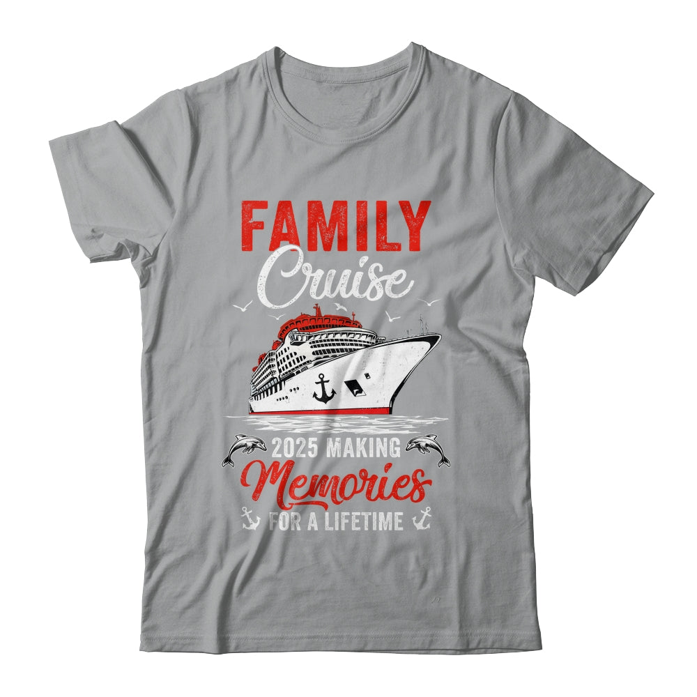 Family Cruise 2025 Vacation Family Trip Funny Party Shirt & Tank Top | teecentury