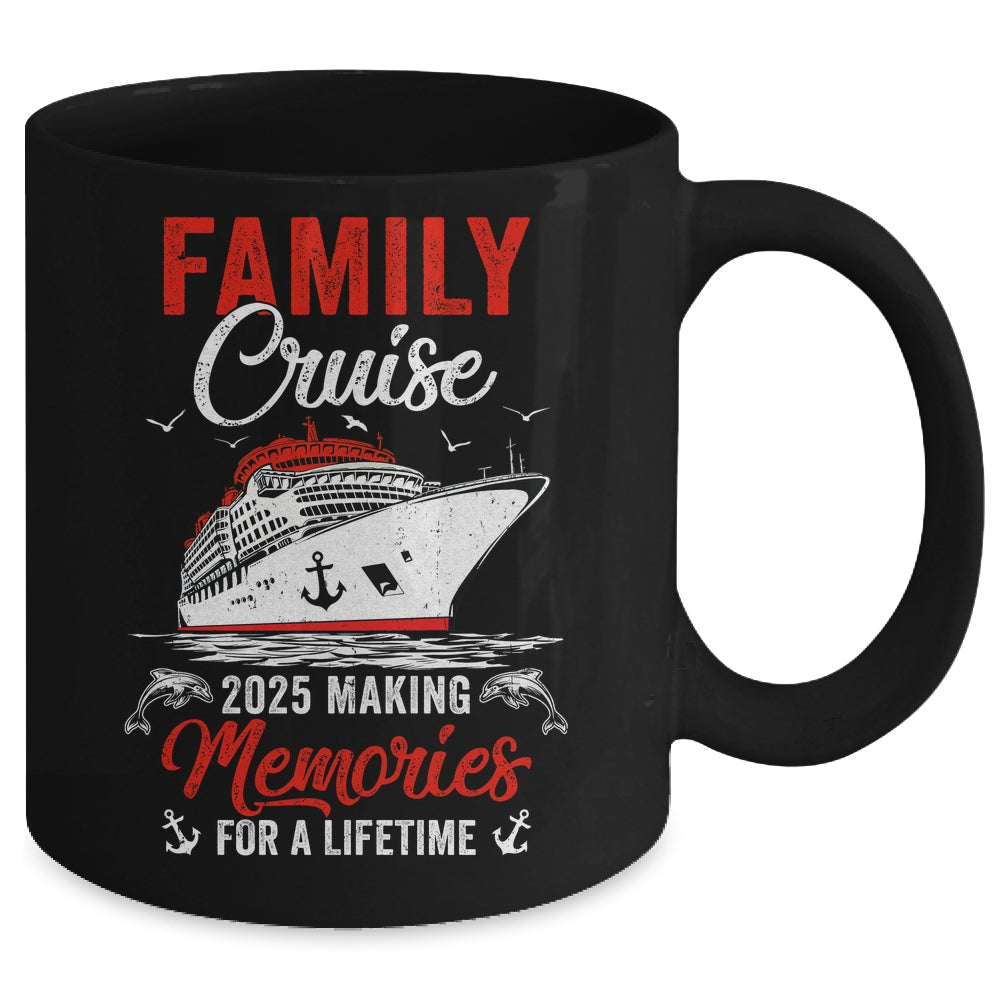 Family Cruise 2025 Vacation Family Trip Funny Party Mug | teecentury