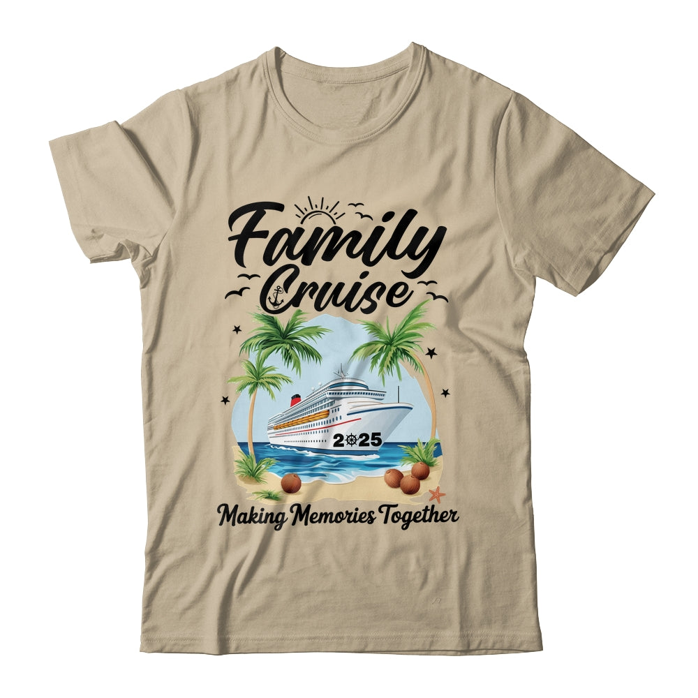 Family Cruise 2025 Vacation Trip Family Matching Cruise Ship Shirt & Tank Top | teecentury