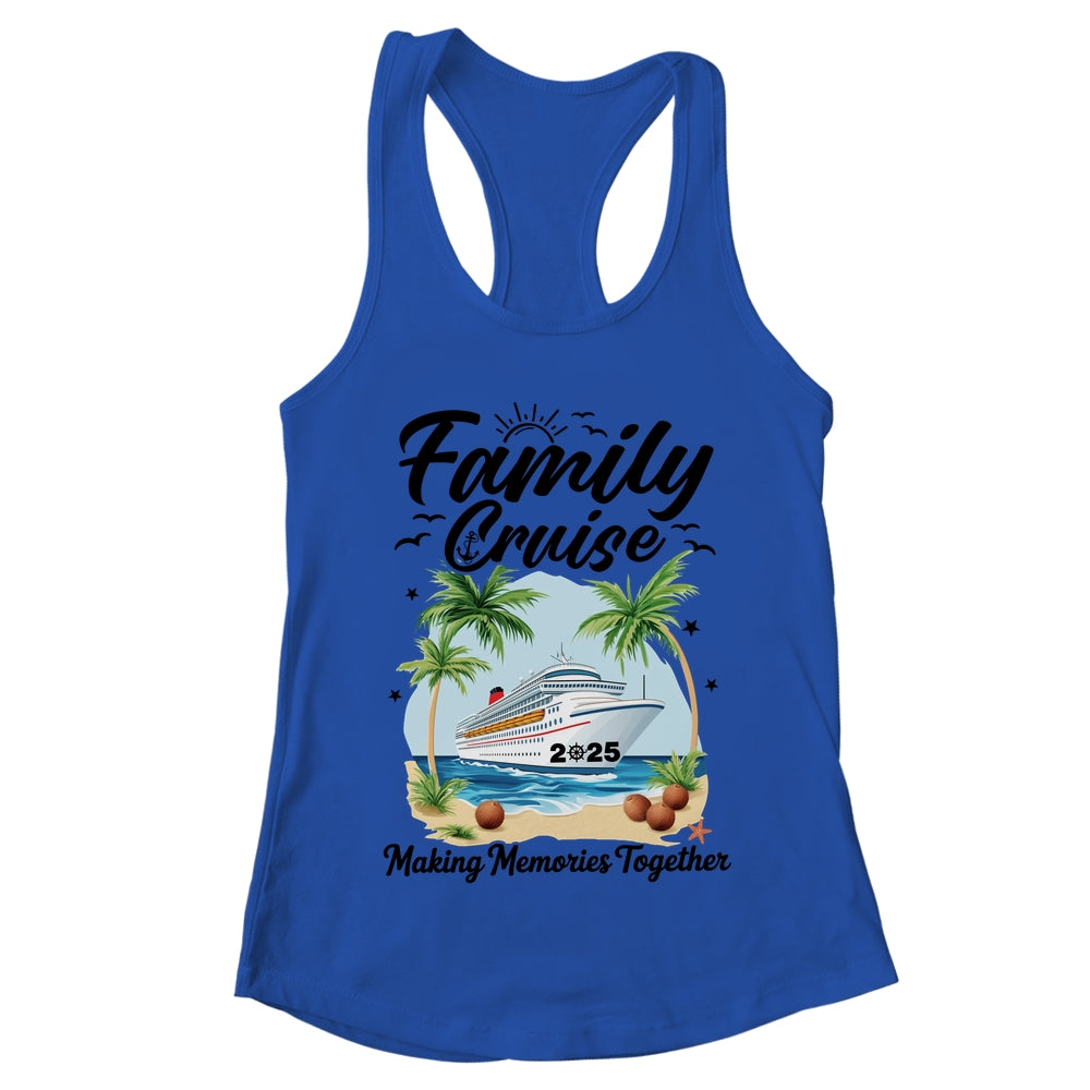Family Cruise 2025 Vacation Trip Family Matching Cruise Ship Shirt & Tank Top | teecentury