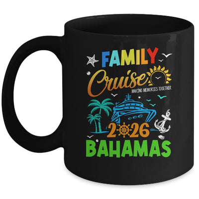Family Cruise 2026 Bahamas Cruising Together Squad Matching Mug | teecentury