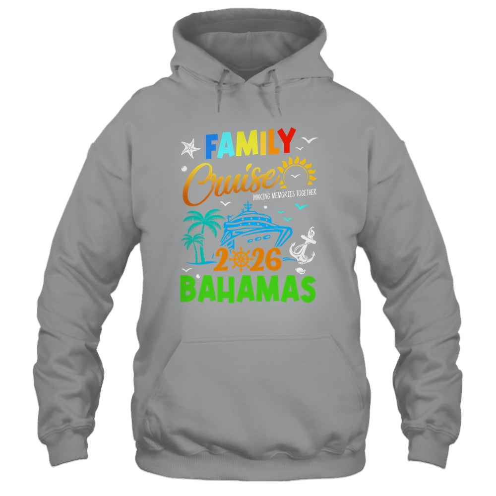 Family Cruise 2026 Bahamas Cruising Together Squad Matching Shirt & Tank Top | teecentury