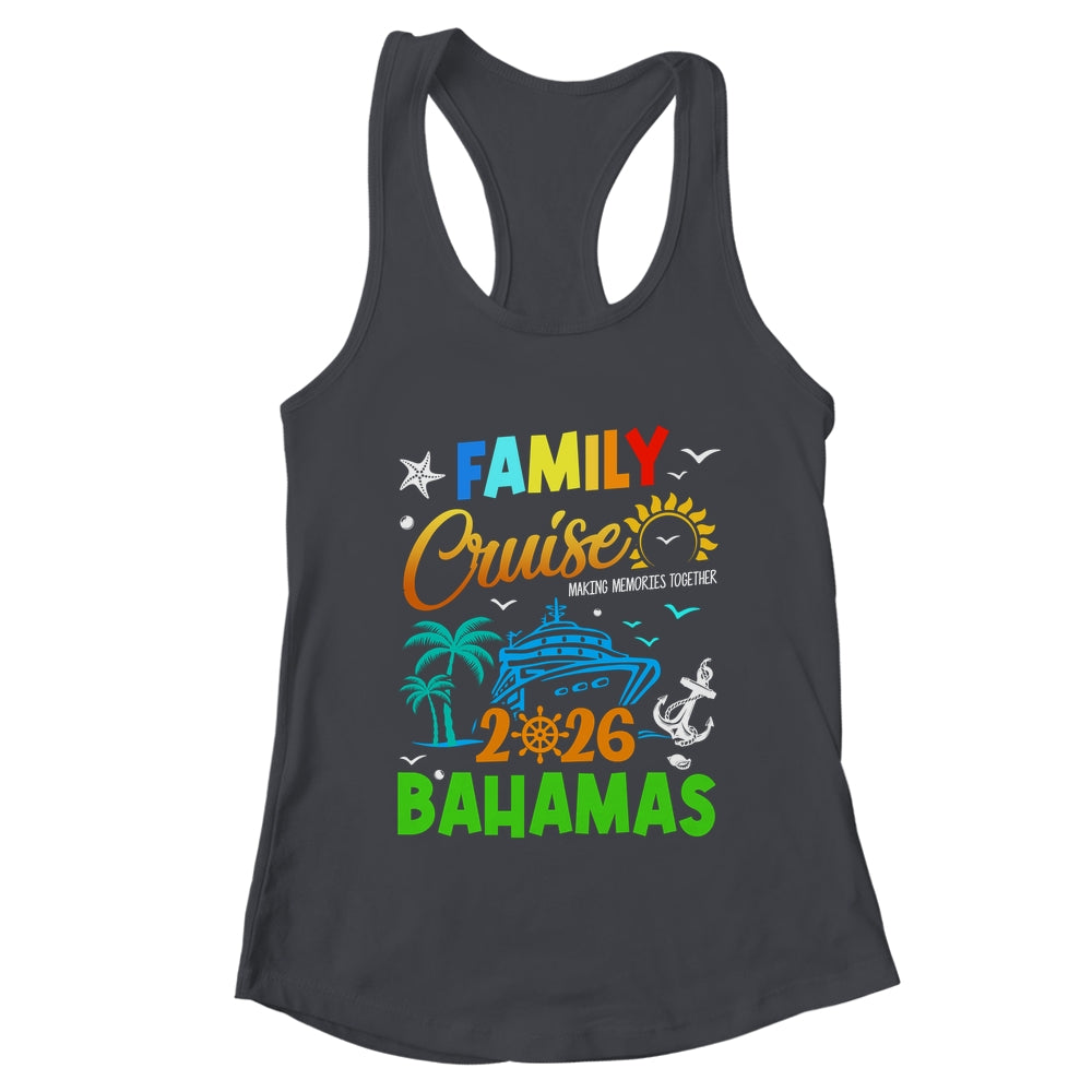 Family Cruise 2026 Bahamas Cruising Together Squad Matching Shirt & Tank Top | teecentury