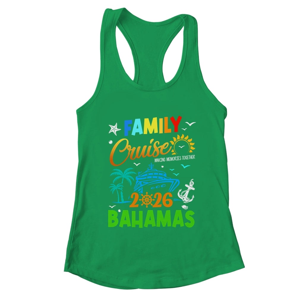 Family Cruise 2026 Bahamas Cruising Together Squad Matching Shirt & Tank Top | teecentury