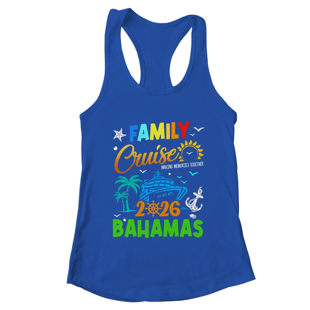 Family Cruise 2026 Bahamas Cruising Together Squad Matching Shirt & Tank Top | teecentury