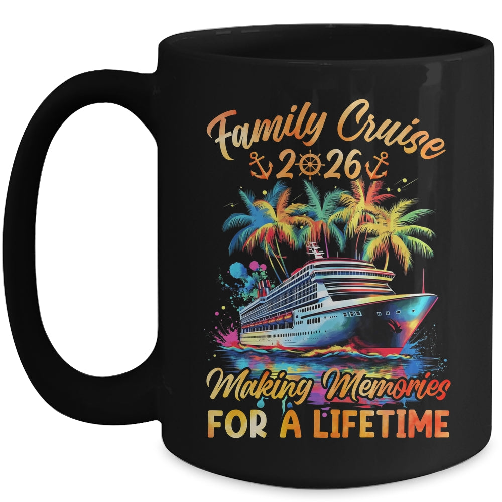 Family Cruise 2026 Family Crusin' Matching Cruise Vacation Mug | teecentury