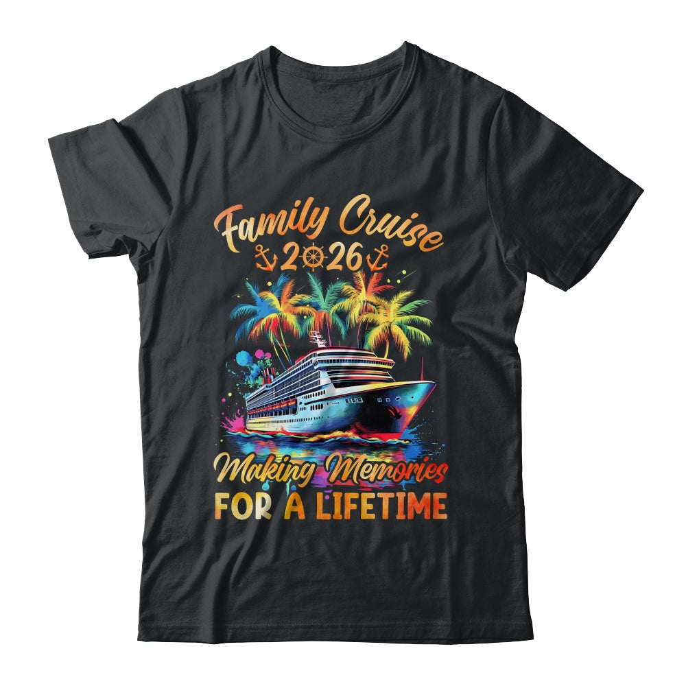 Family Cruise 2026 Family Crusin' Matching Cruise Vacation Shirt & Tank Top | teecentury