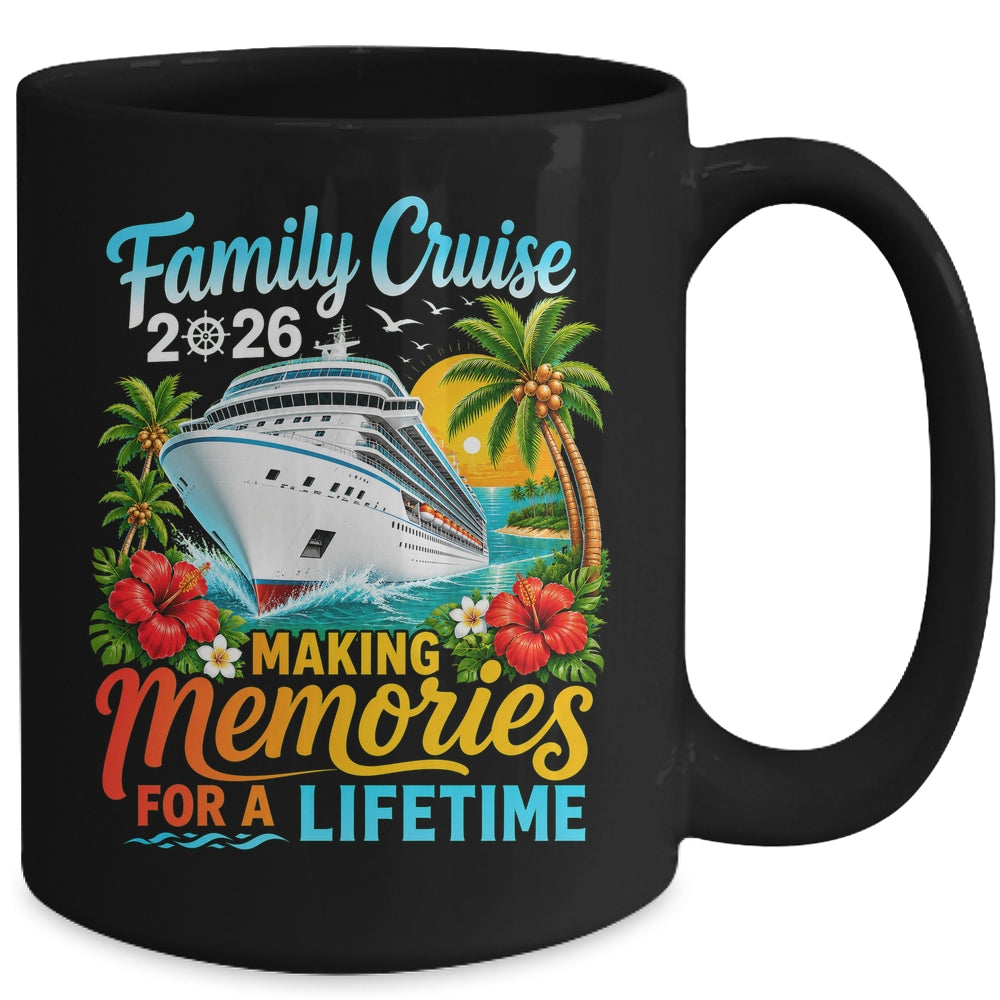 Family Cruise 2026 Family Matching Vacation Summer Trip Mug | teecentury