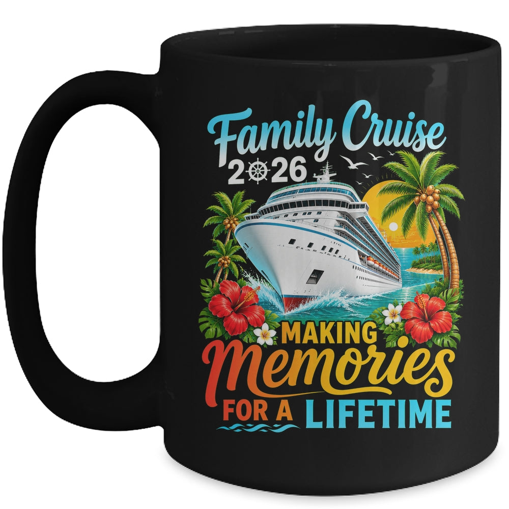 Family Cruise 2026 Family Matching Vacation Summer Trip Mug | teecentury