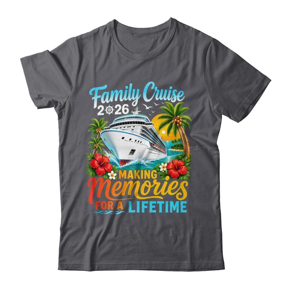 Family Cruise 2026 Family Matching Vacation Summer Trip Shirt & Tank Top | teecentury