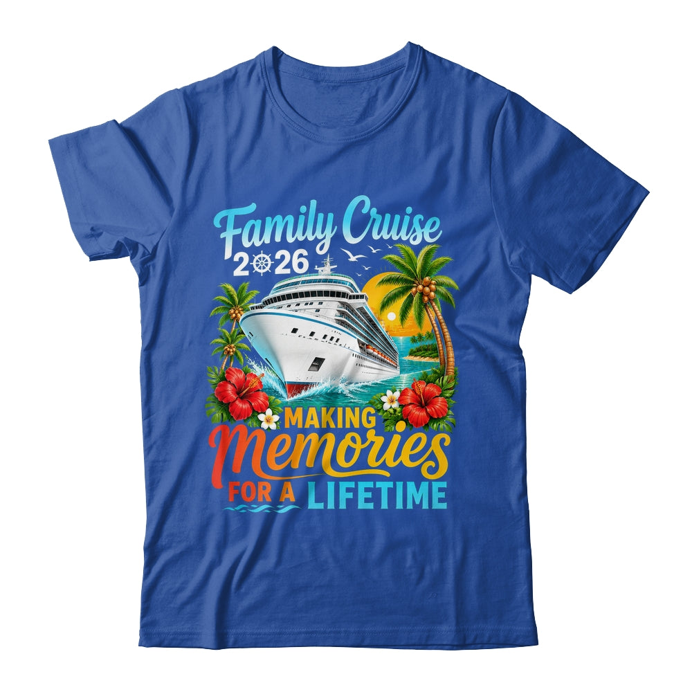 Family Cruise 2026 Family Matching Vacation Summer Trip Shirt & Tank Top | teecentury