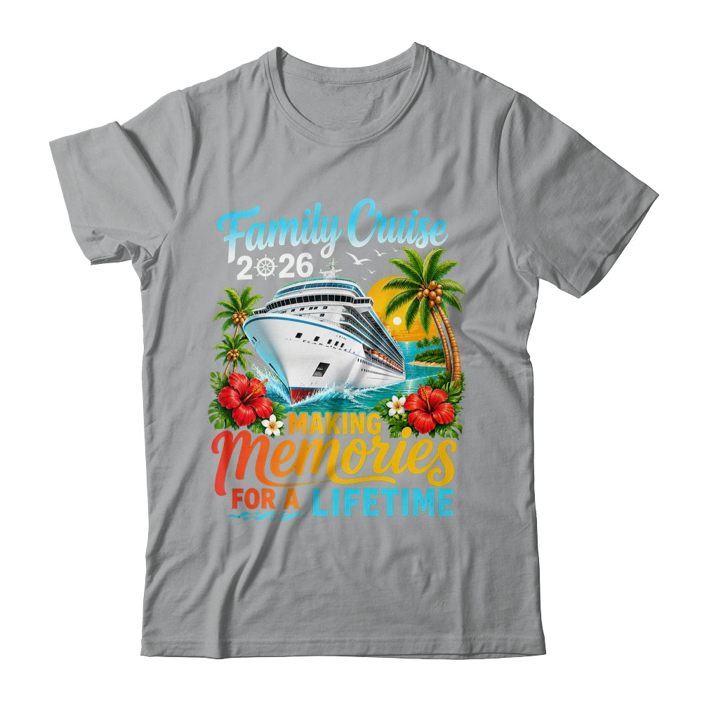 Family Cruise 2026 Family Matching Vacation Summer Trip Shirt & Tank Top | teecentury