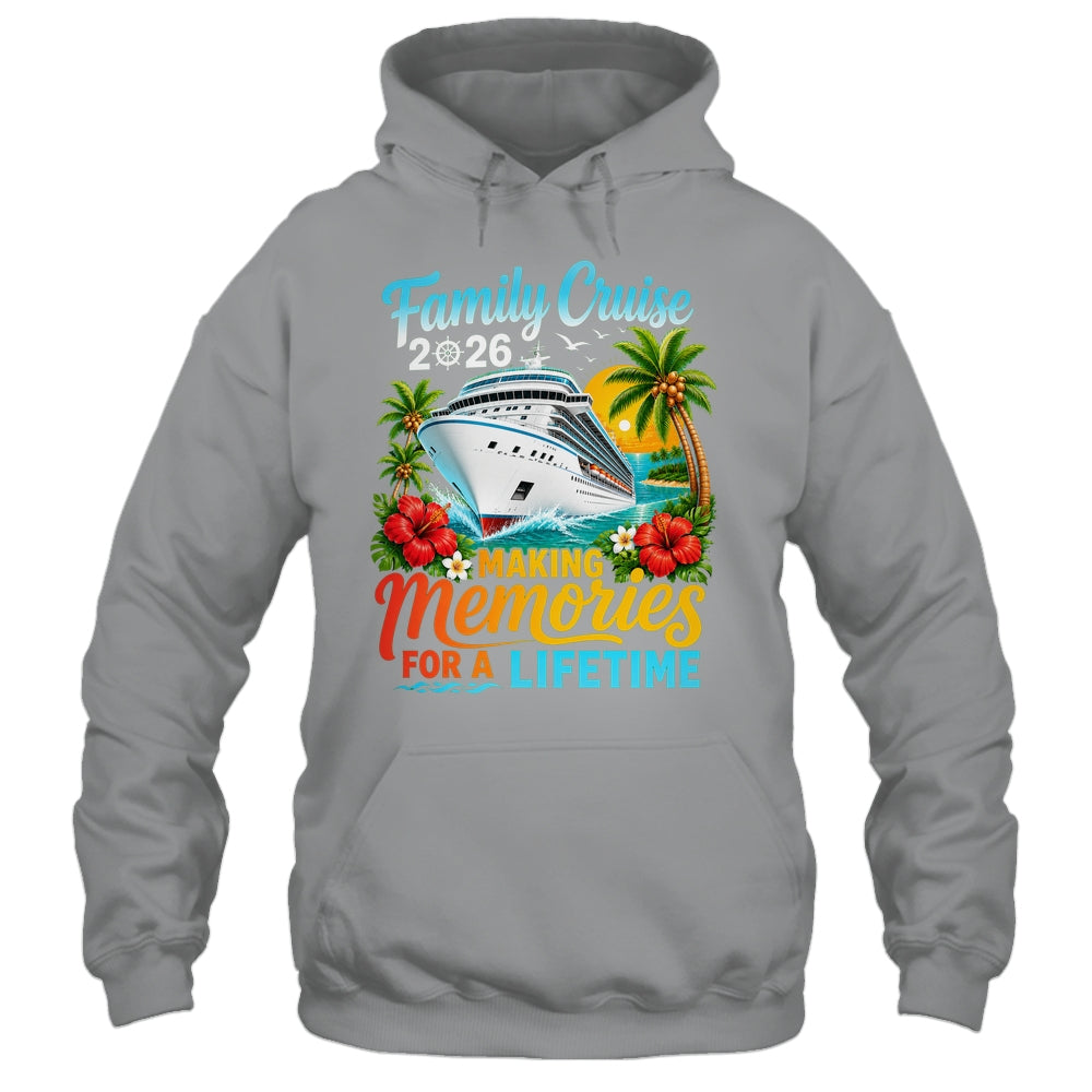 Family Cruise 2026 Family Matching Vacation Summer Trip Shirt & Tank Top | teecentury
