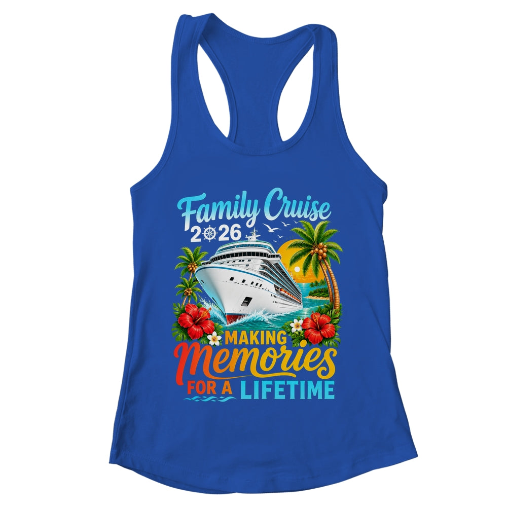 Family Cruise 2026 Family Matching Vacation Summer Trip Shirt & Tank Top | teecentury