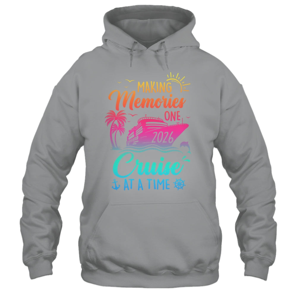 Family Cruise 2026 Making Memories One Cruise At A Time Shirt & Tank Top | teecentury
