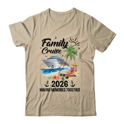 Family Cruise 2026 Making Memories Party Vacation Matching Shirt & Tank Top | teecentury