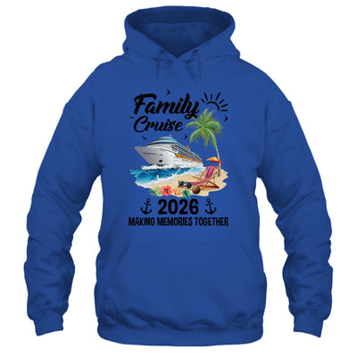 Family Cruise 2026 Making Memories Party Vacation Matching Shirt & Tank Top | teecentury