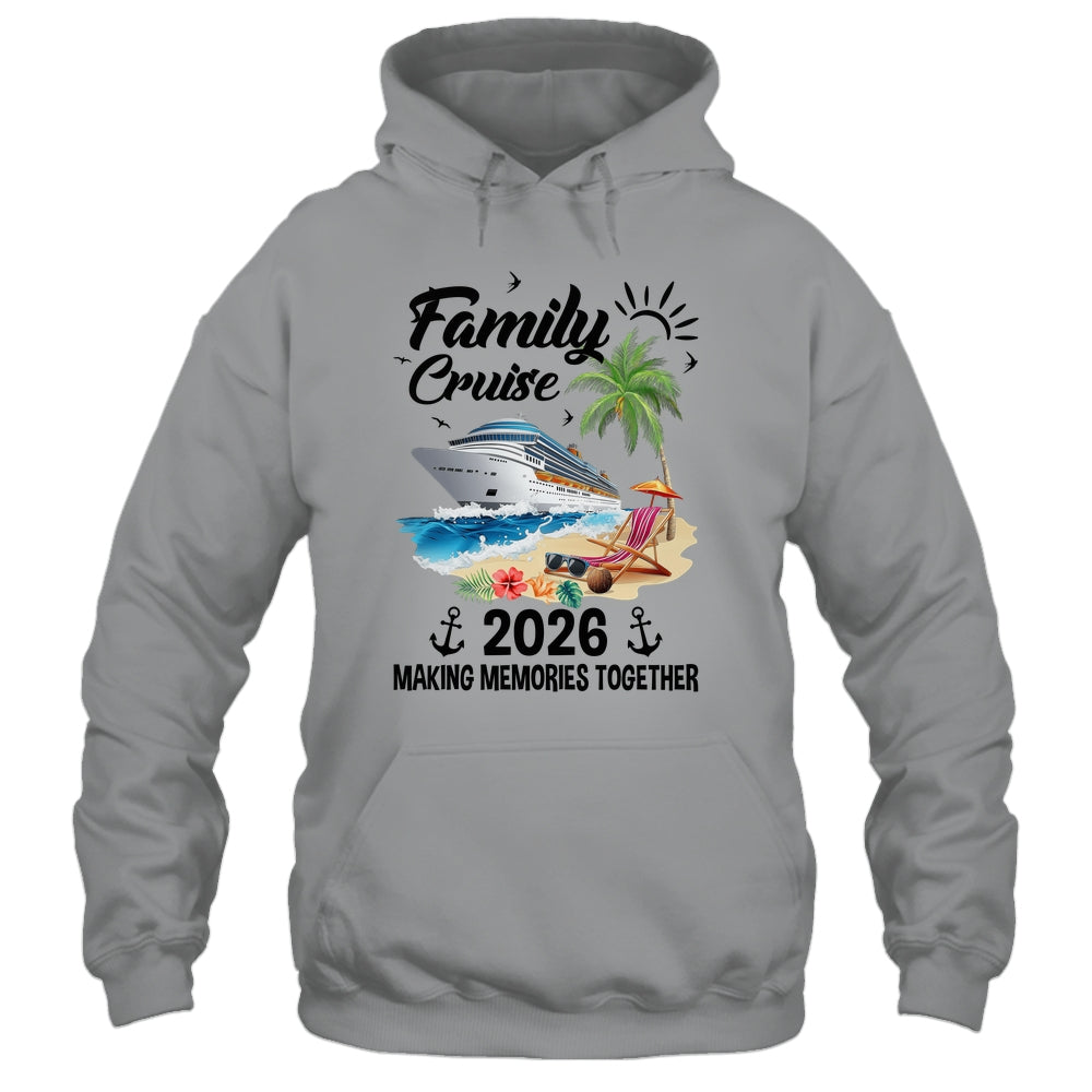 Family Cruise 2026 Making Memories Party Vacation Matching Shirt & Tank Top | teecentury