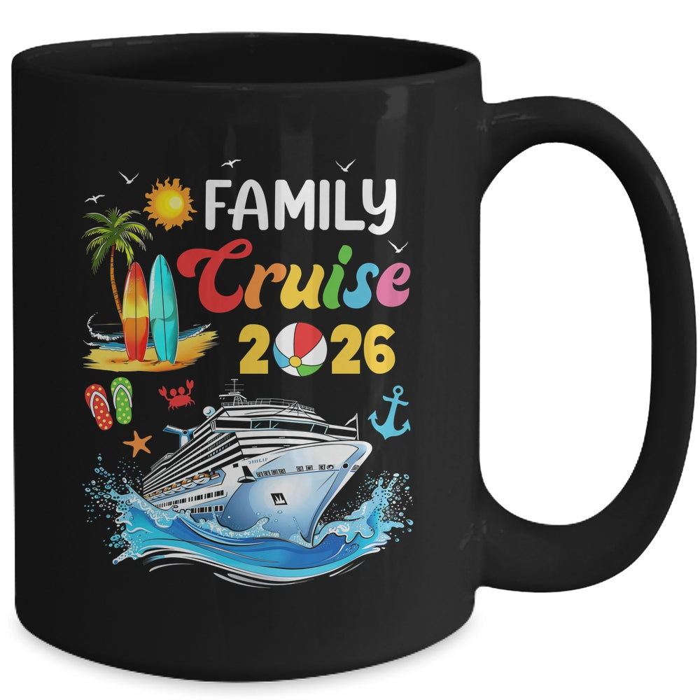 Family Cruise 2026 Summer Vacation Cruise Family Matching Mug | teecentury