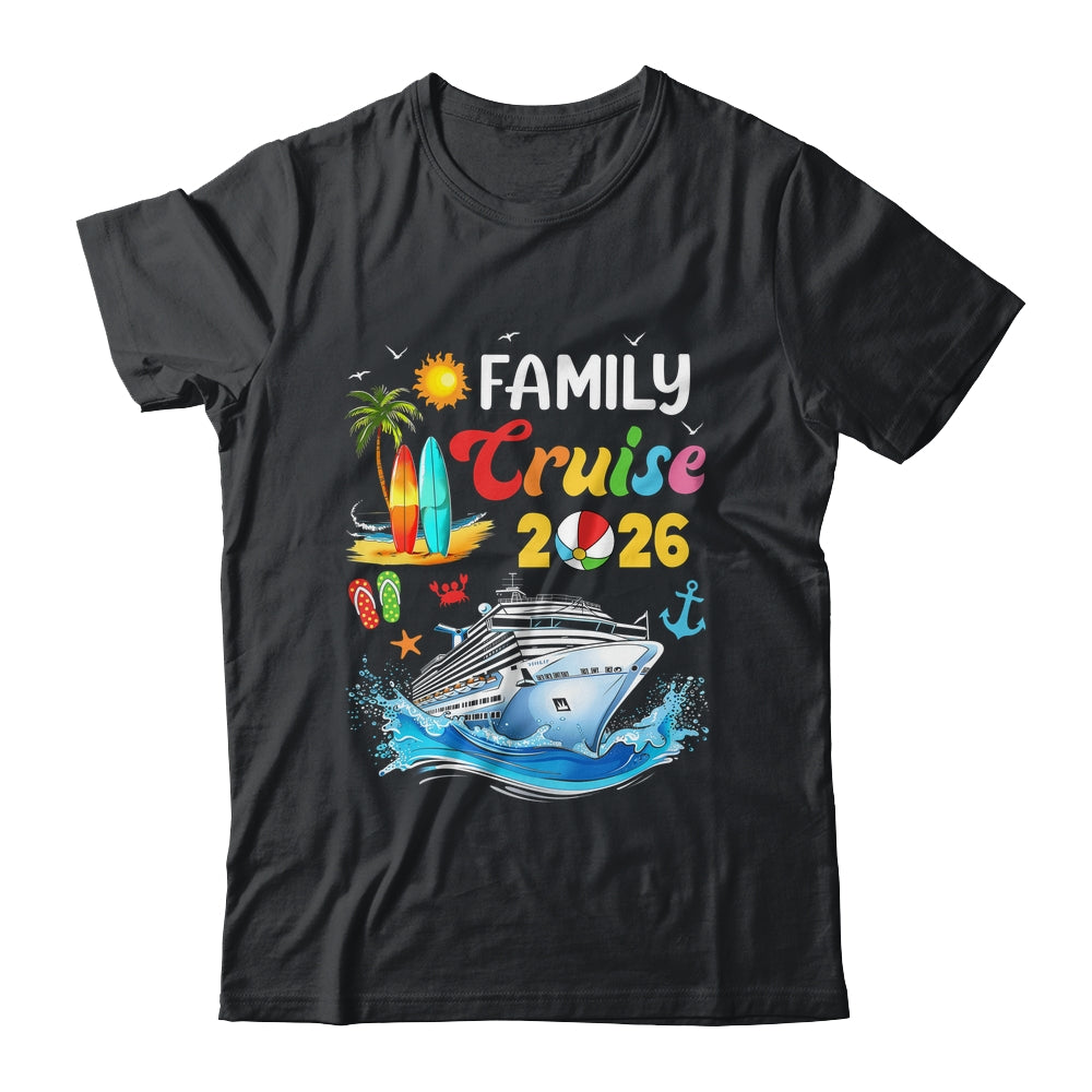 Family Cruise 2026 Summer Vacation Cruise Family Matching Shirt & Tank Top | teecentury