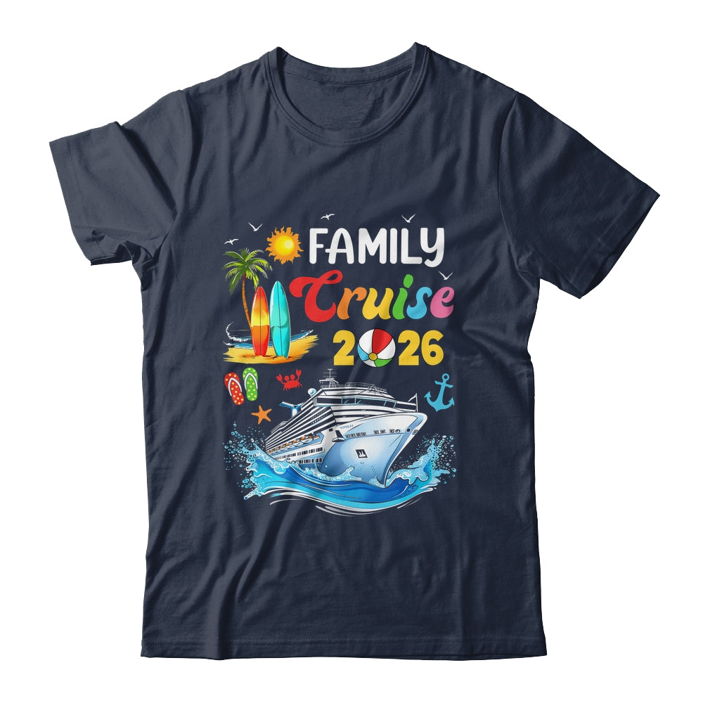 Family Cruise 2026 Summer Vacation Cruise Family Matching Shirt & Tank Top | teecentury