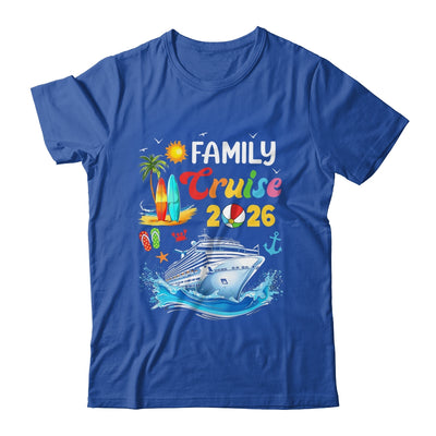 Family Cruise 2026 Summer Vacation Cruise Family Matching Shirt & Tank Top | teecentury