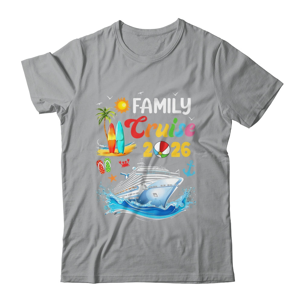 Family Cruise 2026 Summer Vacation Cruise Family Matching Shirt & Tank Top | teecentury