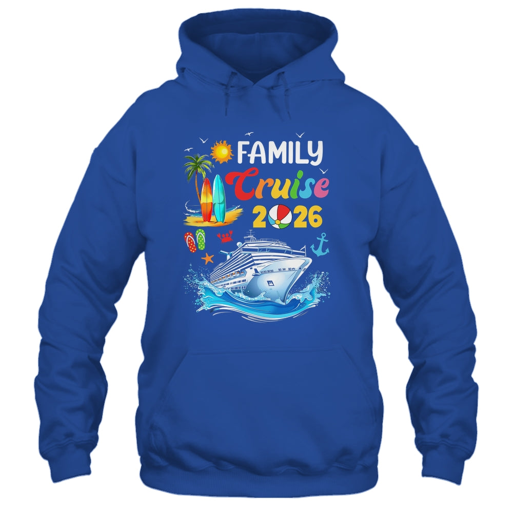 Family Cruise 2026 Summer Vacation Cruise Family Matching Shirt & Tank Top | teecentury